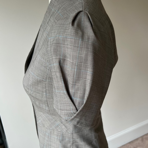 Banana Republic Short Sleeve Suiting Jacket Size 0 Puff Sleeve - Picture 4 of 12